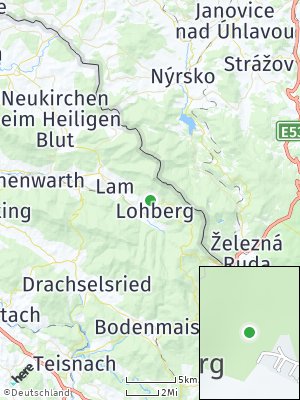 Here Map of Lohberg bei Lam