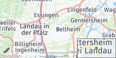 Google Map of Ottersheim bei Landau