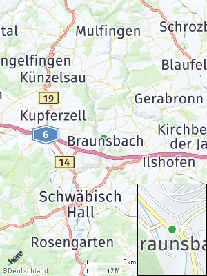 Here Map of Braunsbach
