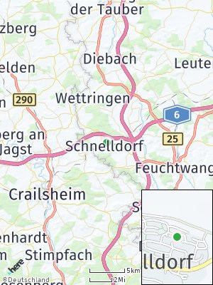 Here Map of Schnelldorf