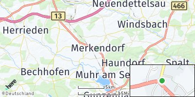 Google Map of Merkendorf