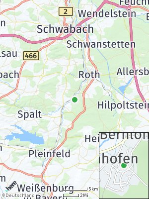Here Map of Bernlohe bei Nürnberg