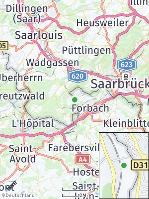 Here Map of Großrosseln