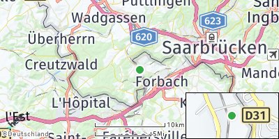 Google Map of Großrosseln