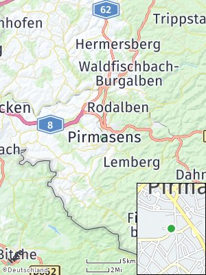 Here Map of Pirmasens