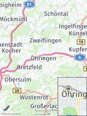 Here Map of Öhringen