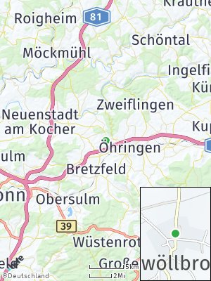 Here Map of Schwöllbronn