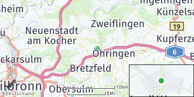 Google Map of Schwöllbronn