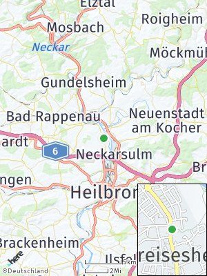 Here Map of Untereisesheim