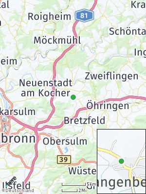 Here Map of Langenbrettach