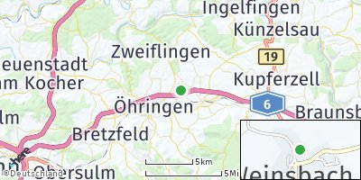 Google Map of Weinsbach