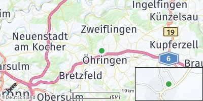 Google Map of Büttelbronn