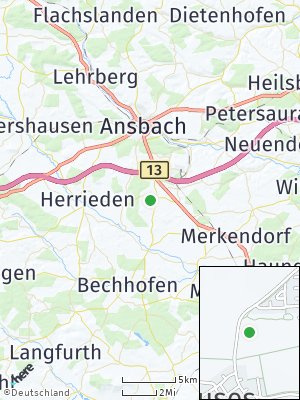 Here Map of Burgoberbach