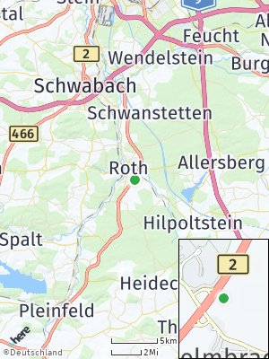 Here Map of Belmbrach bei Nürnberg