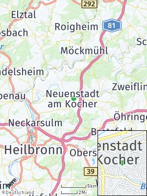 Here Map of Neuenstadt am Kocher