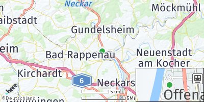 Google Map of Offenau