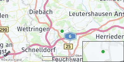 Google Map of Dombühl