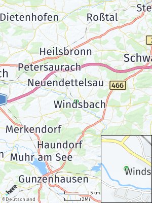 Here Map of Windsbach