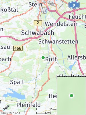 Here Map of Rothaurach bei Nürnberg