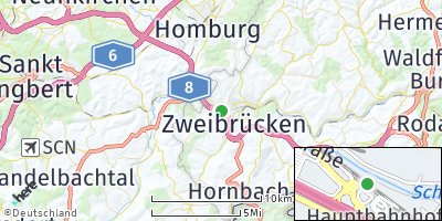 Google Map of Ernstweiler / Bubenhausen