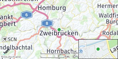 Google Map of Zweibrücken