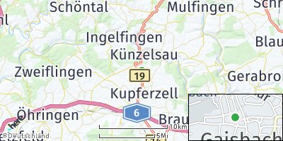 Google Map of Gaisbach