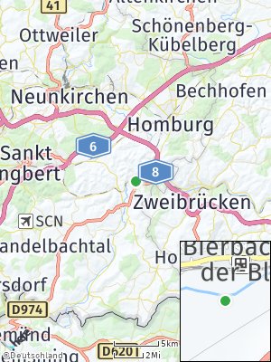 Here Map of Bierbach
