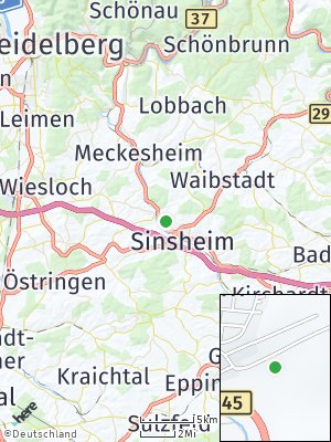 Here Map of Hoffenheim