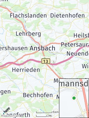 Here Map of Deßmannsdorf
