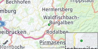 Google Map of Gemeinde Thaleischweiler-Fröschen