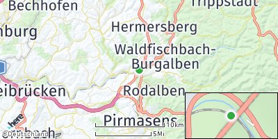 Google Map of Gemeinde Donsieders
