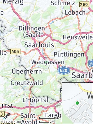 Here Map of Wadgassen