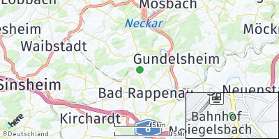 Google Map of Siegelsbach