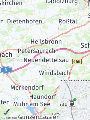 Here Map of Neuendettelsau