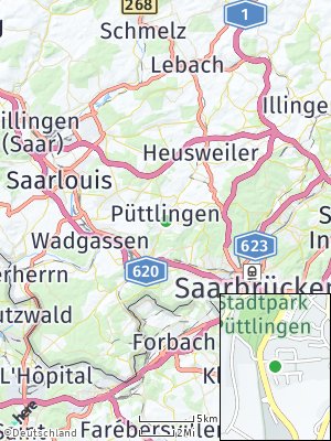 Here Map of Püttlingen