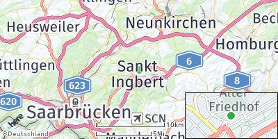 Google Map of Sankt Ingbert