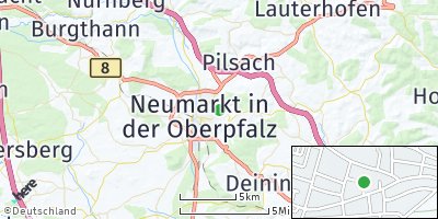 Google Map of Schafhof bei Neumarkt