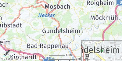 Google Map of Gundelsheim
