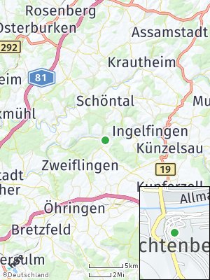 Here Map of Forchtenberg