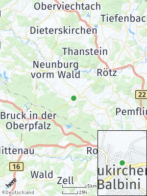 Here Map of Neukirchen-Balbini