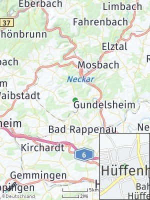 Here Map of Hüffenhardt