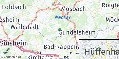 Google Map of Hüffenhardt