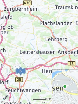 Here Map of Leutershausen
