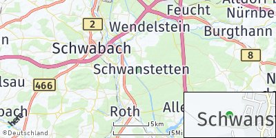 Google Map of Schwanstetten