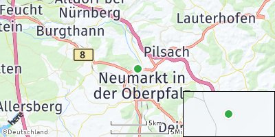 Google Map of Holzheim bei Neumarkt