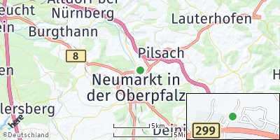 Google Map of Blomenhof bei Neumarkt