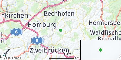 Google Map of Großbundenbach