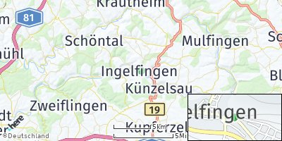 Google Map of Ingelfingen