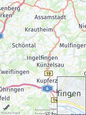 Here Map of Ingelfingen