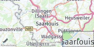 Google Map of Saarlouis